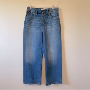 Madewell Slim Wide Leg Crop Jean 30 L4312